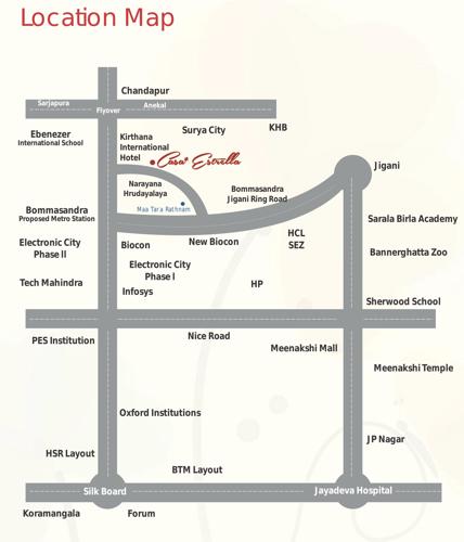  casa-estrella Images for Location Plan of Sarada Casa Estrella