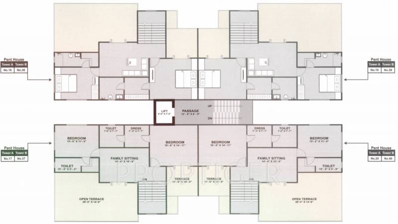 Images for Cluster Plan of Aarya Goverdhan Residency