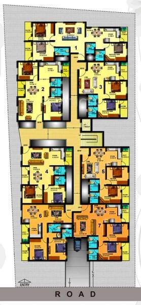 Images for Cluster Plan of LN Varanasi Enclave