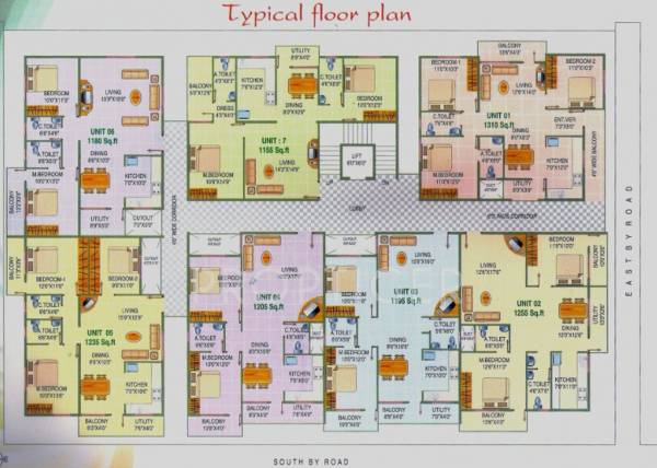 Images for Cluster Plan of SLV J M Residency