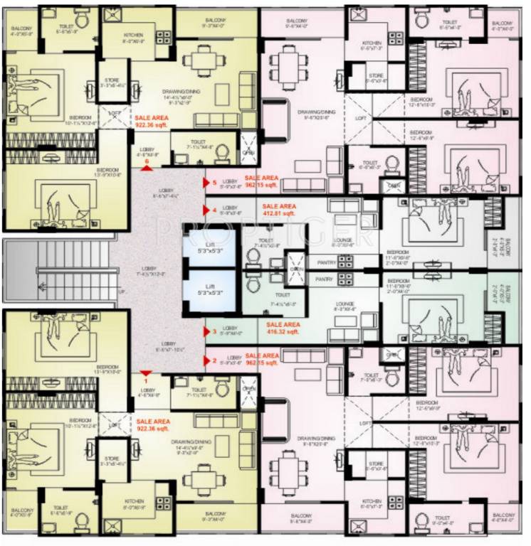 Images for Cluster Plan of Amit Ria Empire
