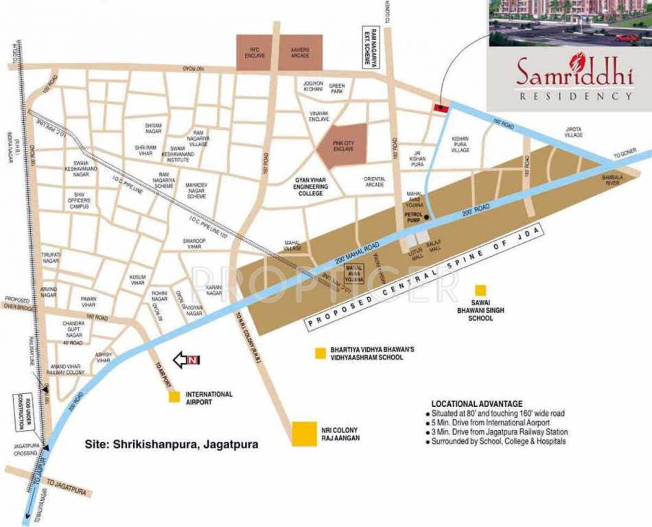 Images for Location Plan of Laxmi Samriddhi Residency