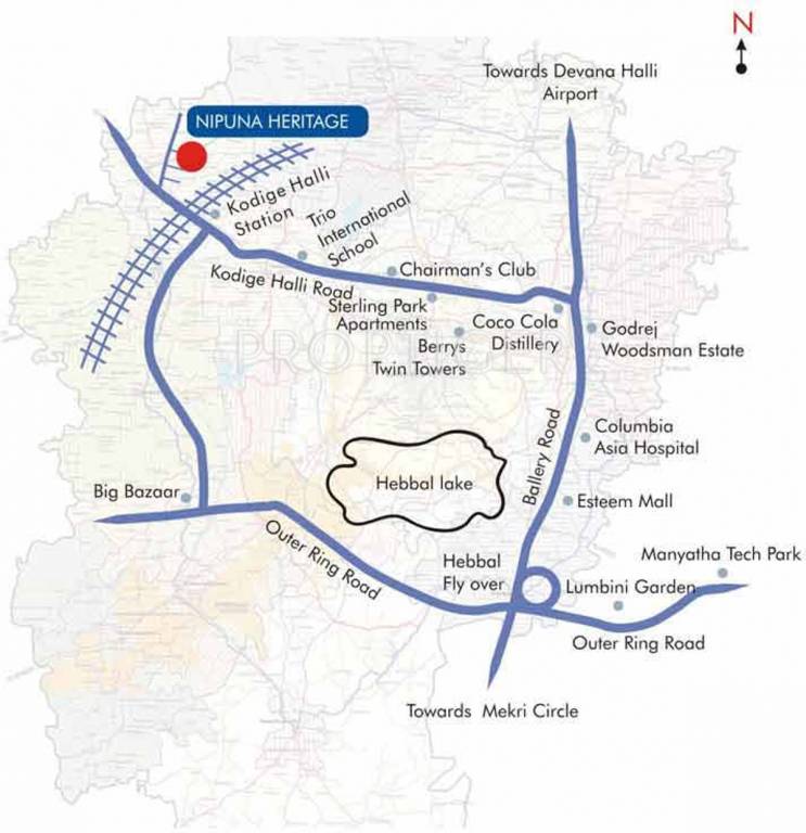 sri nipuna shell heritag Location Plan