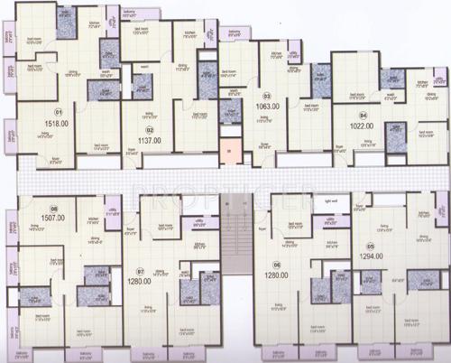 Images for Cluster Plan of Mahaghar Nest
