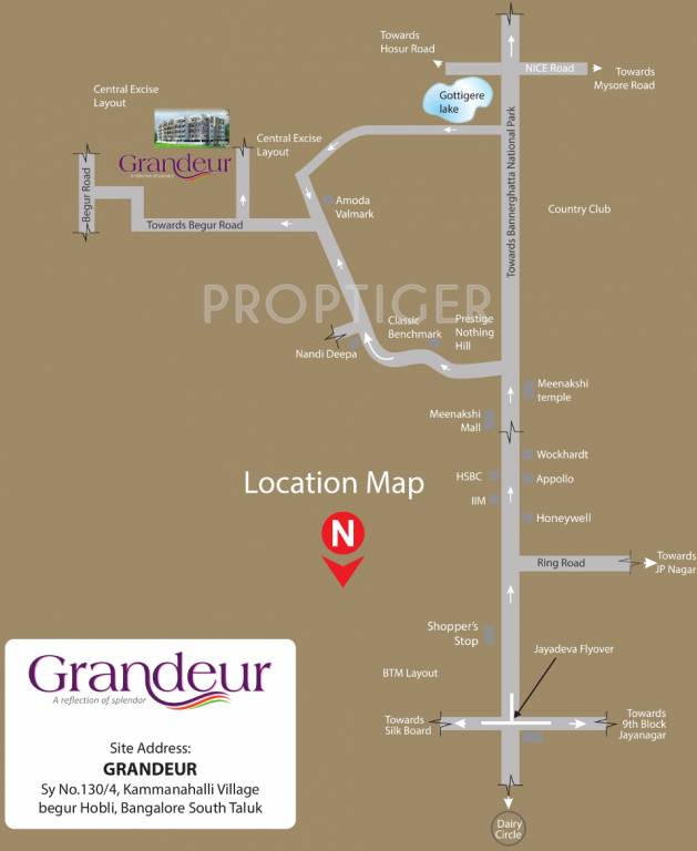 Images for Location Plan of Brahma Grandeur
