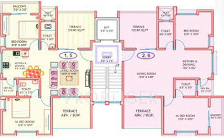  auroville Auroville Cluster Plan for 1 & 3 Floor