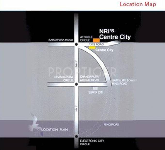 Images for Location Plan of City NRIs Center City