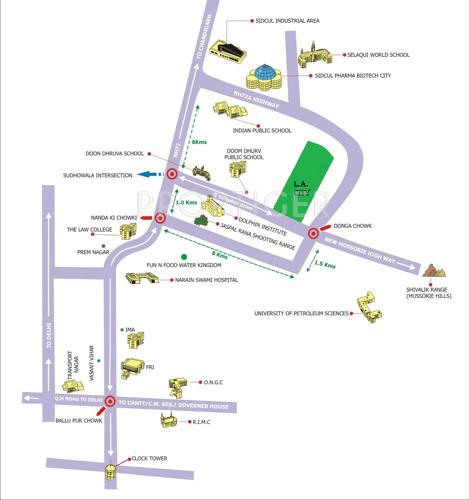 landasia-infrastructure-limited la-city-villa Location Plan