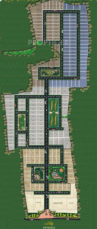 landasia infrastructure limited la city villa Master Plan