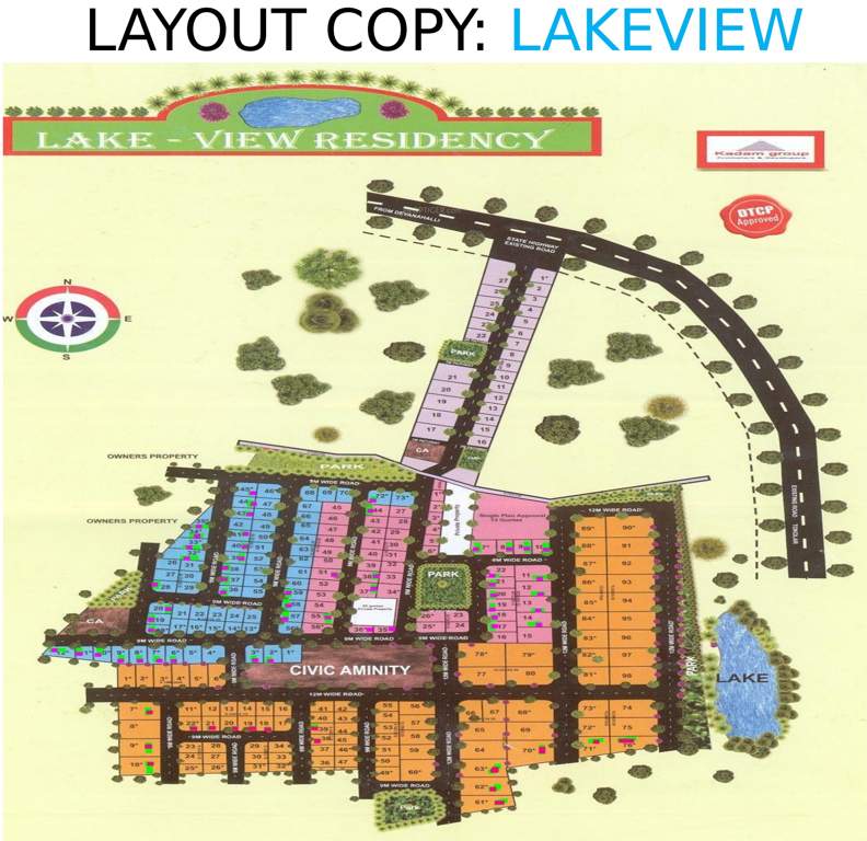Images for Layout Plan of Kadam Lake View Township