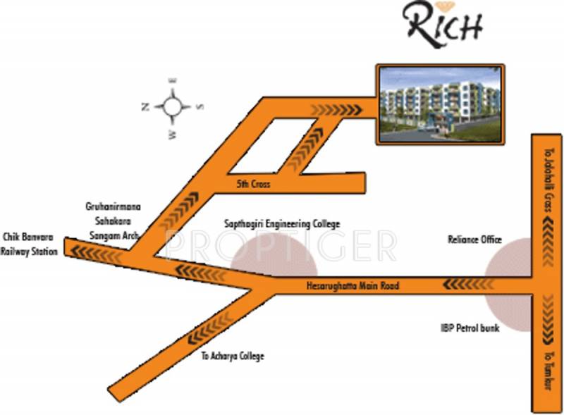  rich Images for Location Plan of Mahaveer Rich