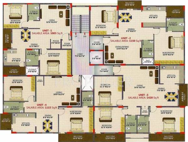 Images for Cluster Plan of Reality Mytri Enclave