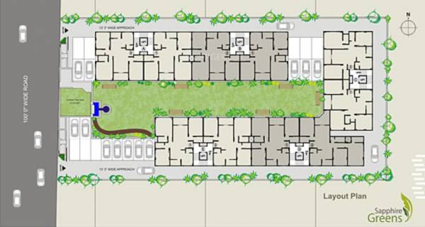 Images for Layout Plan of Sangani Sapphire Greens