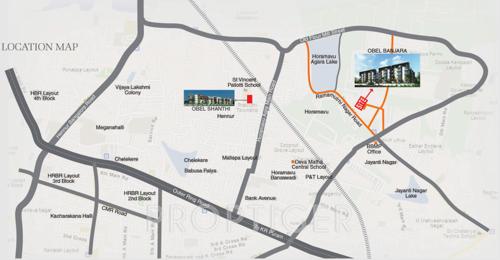  banjara Images for Location Plan of Obel Banjara