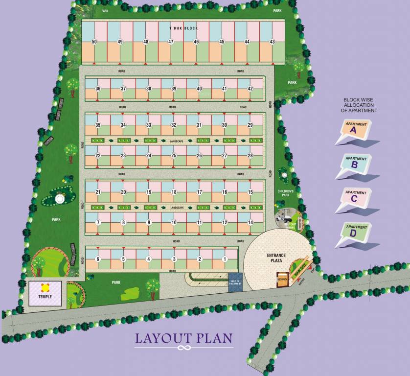  infinity Layout Plan
