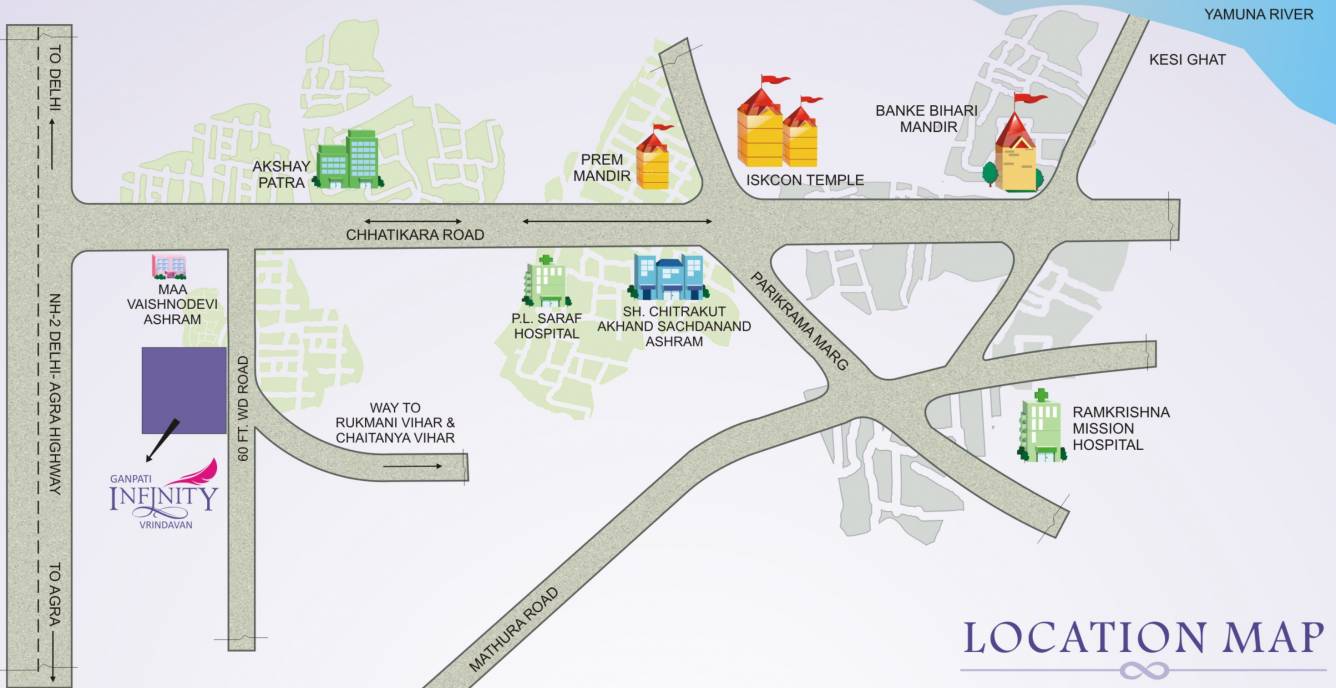  infinity Location Plan