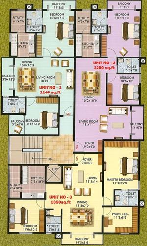  jewels Images for Cluster Plan of Nandi Jewels