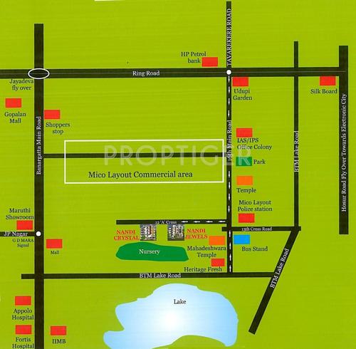  jewels Images for Location Plan of Nandi Jewels