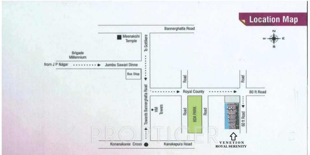  royal serenity Location Plan