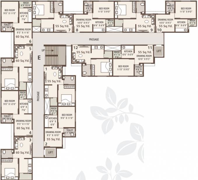  residency Images for Cluster Plan of Sangani Residency