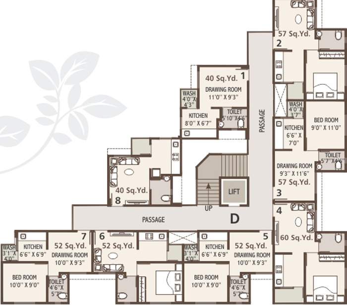 residency Images for Cluster Plan of Sangani Residency