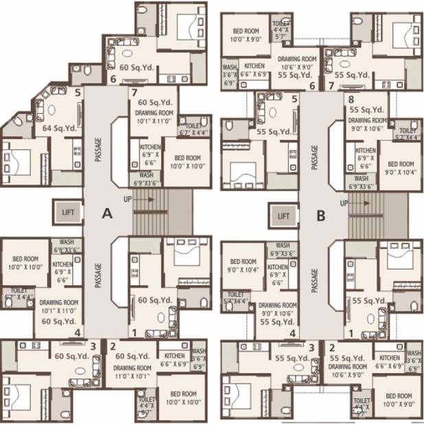  residency Images for Cluster Plan of Sangani Residency