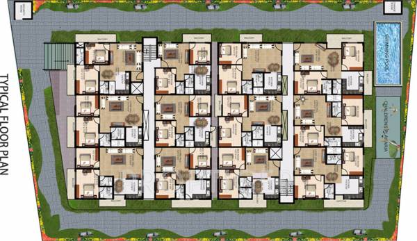 royale-group-and-developers metro Metro  Cluster Plan from 1st to 5th Floor