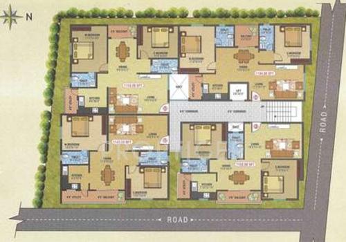 Images for Cluster Plan of  Nava Siri Apartment