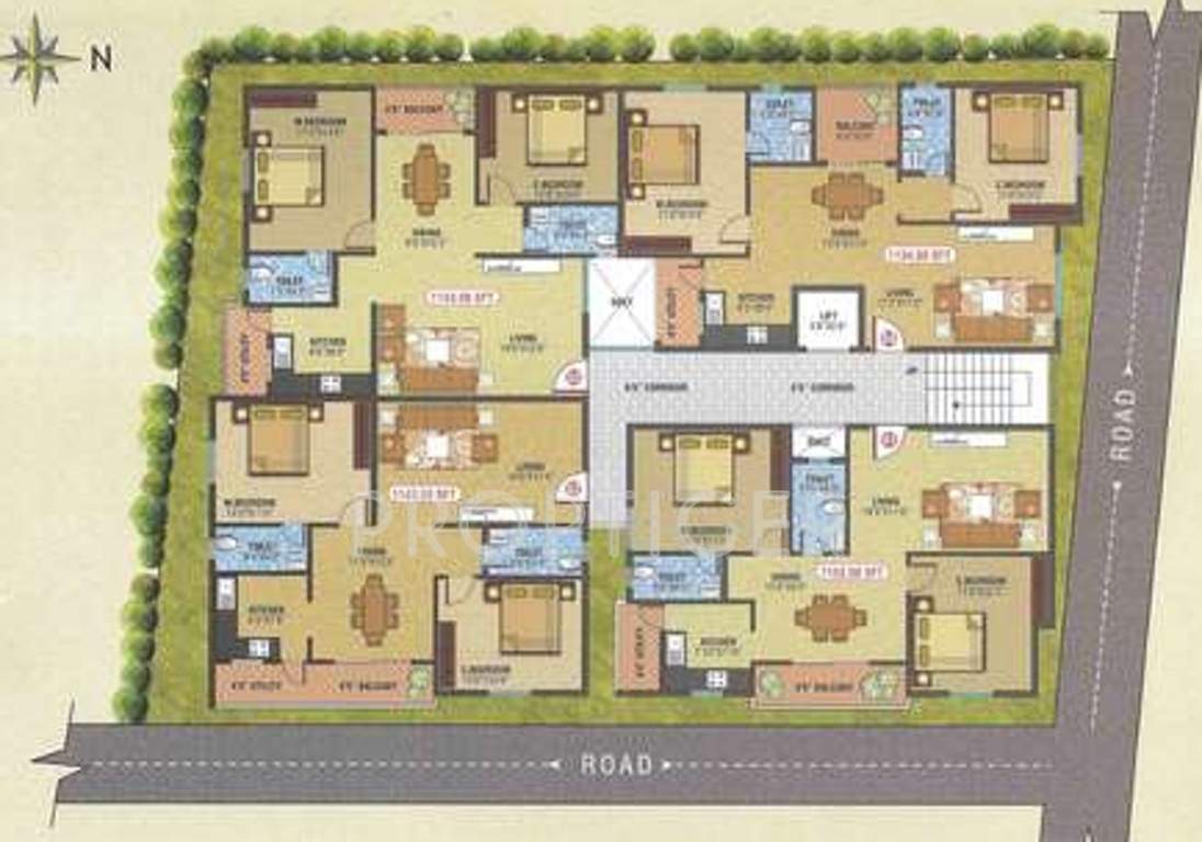 Images for Cluster Plan of  Nava Siri Apartment