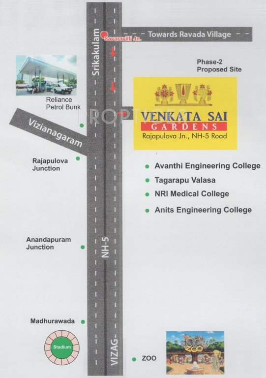 Images for Location Plan of Kranthi Venkata Sai Gardens