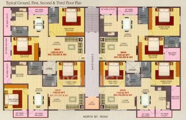  enclave Enclave Cluster Plan from ground to 3rd Floor