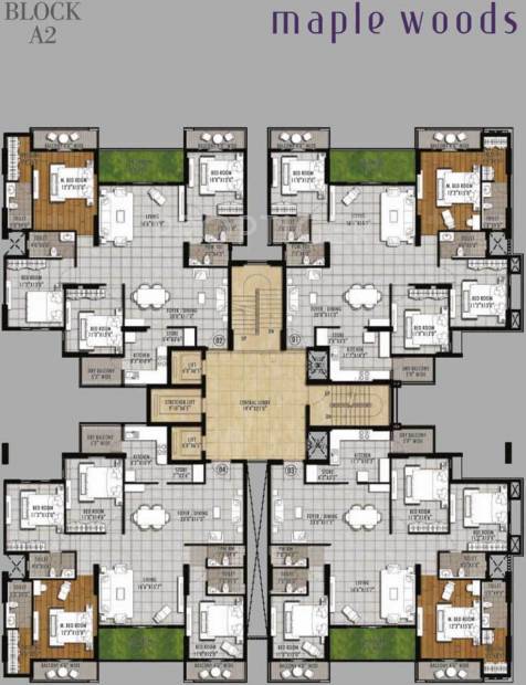  maple-woods Images for Cluster Plan of Shekhar Maple Woods
