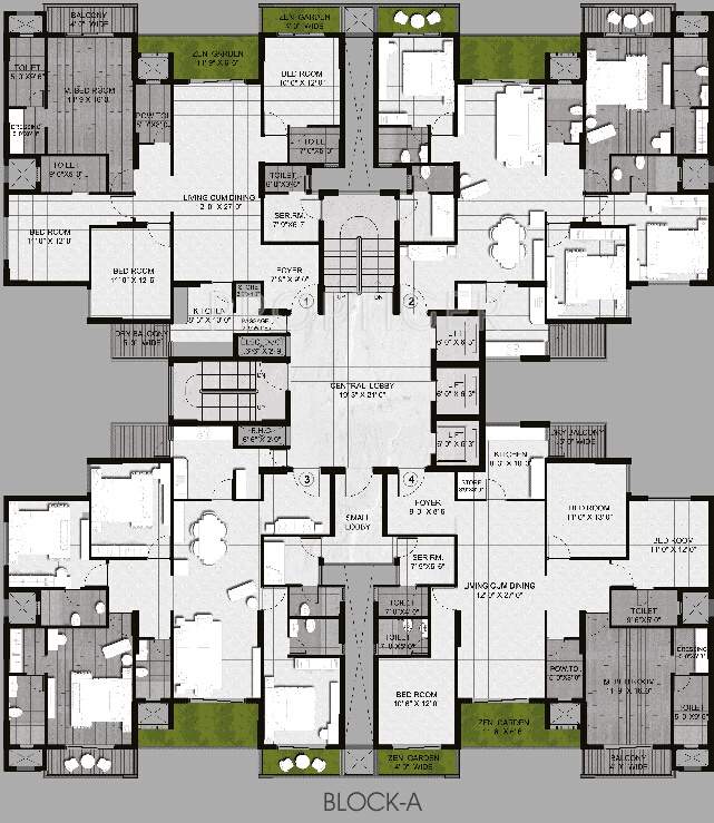 maple woods Images for Cluster Plan of Shekhar Maple Woods