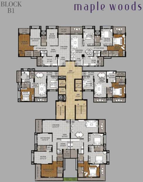  maple-woods Images for Cluster Plan of Shekhar Maple Woods