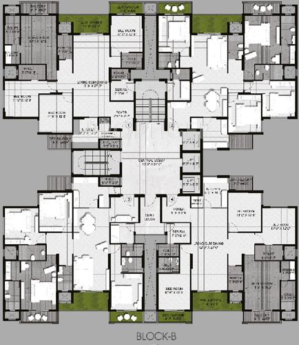  maple-woods Images for Cluster Plan of Shekhar Maple Woods