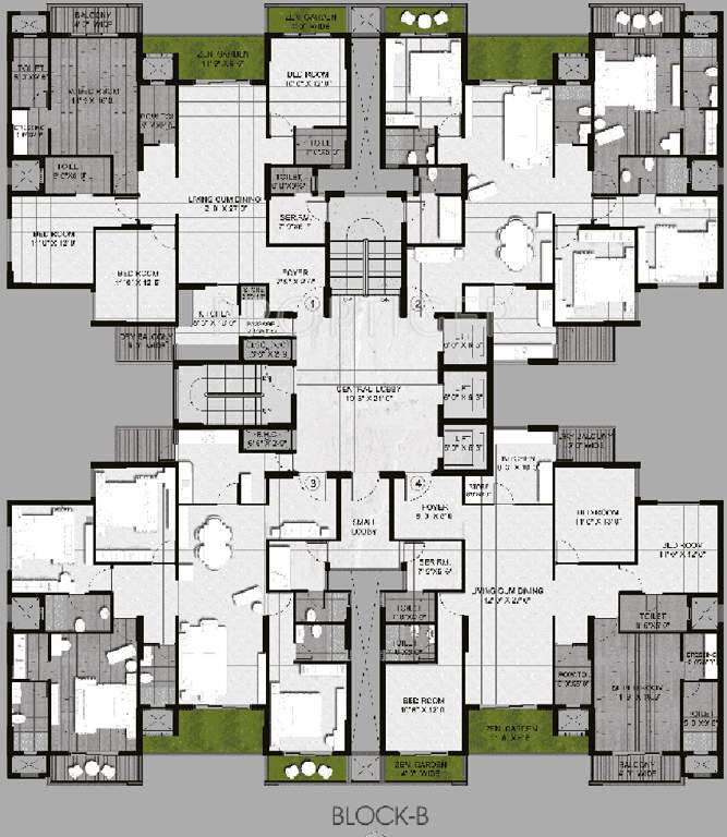 maple woods Images for Cluster Plan of Shekhar Maple Woods