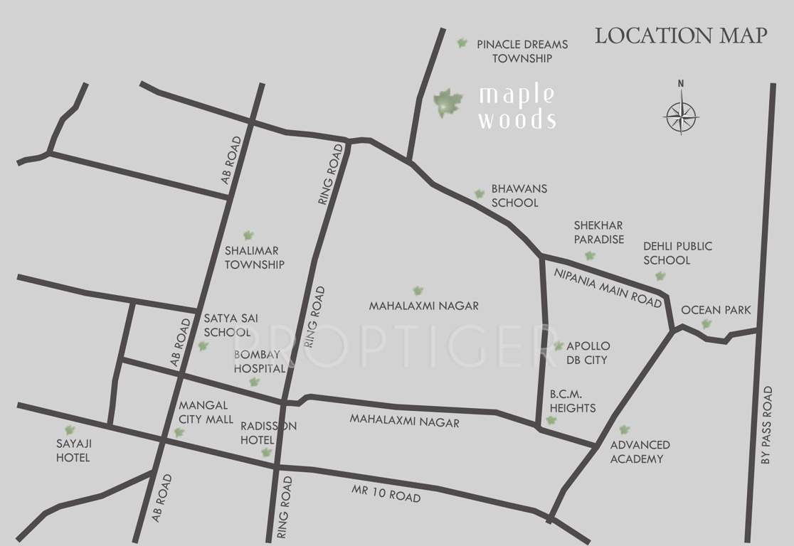 maple woods Images for Location Plan of Shekhar Maple Woods