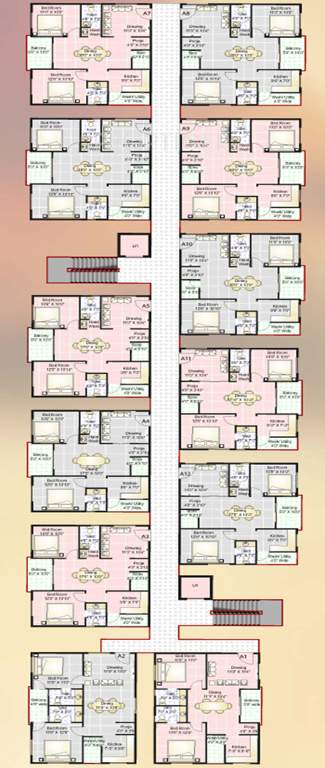  ramanasri maples Images for Cluster Plan of SVS Constructions Ramanasri Maples