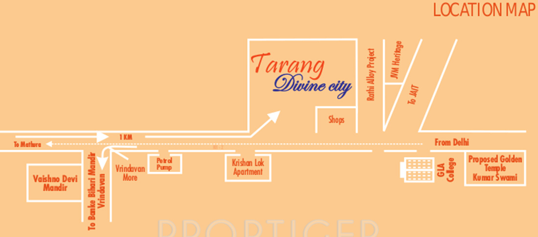 Images for Location Plan of Tarang Divine City
