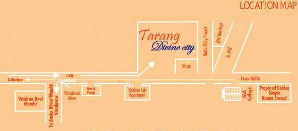 Location Plan divine-city-villas Location Plan