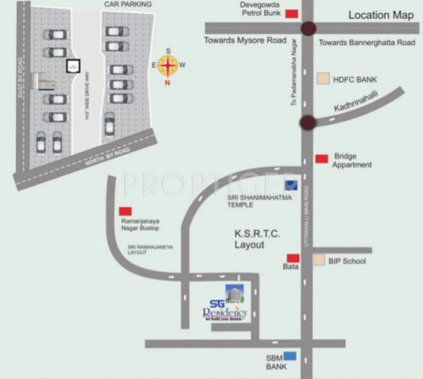 Images for Location Plan of SG Infra SG Residency Images for Location Plan of SG Infra SG Residency