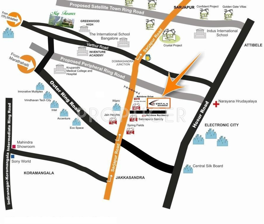 Images for Location Plan of Vestaa Groups Sai Krupa