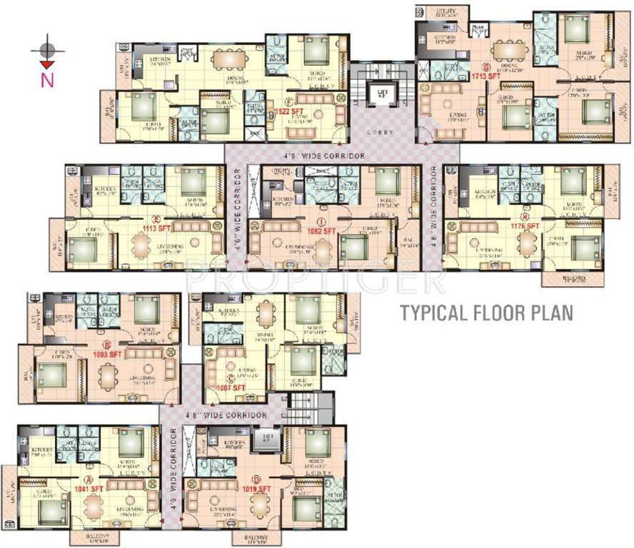 Images for Cluster Plan of Vaishnavi Constructions Prakash Emerald