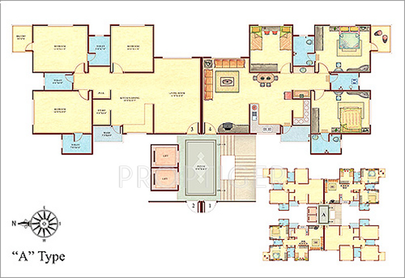 Images for Cluster Plan of Happy Home Nandini