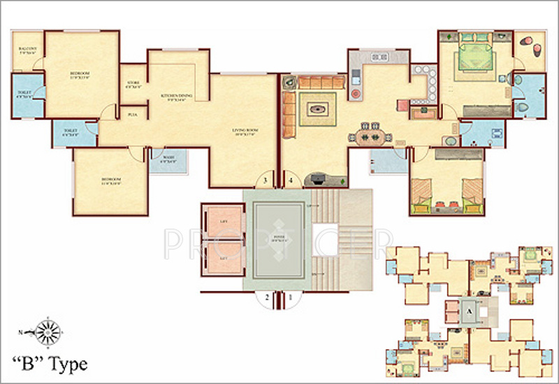 Images for Cluster Plan of Happy Home Nandini