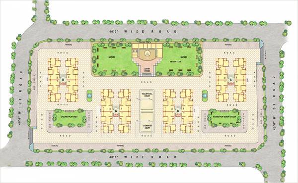Images for Layout Plan of Happy Home Nandanvan Apartment Images for Layout Plan of Happy Home Nandanvan Apartment