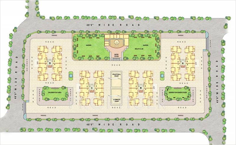 Images for Layout Plan of Happy Home Nandanvan Apartment