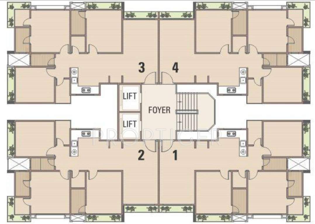 Images for Cluster Plan of Happy Home Nakshatra View
