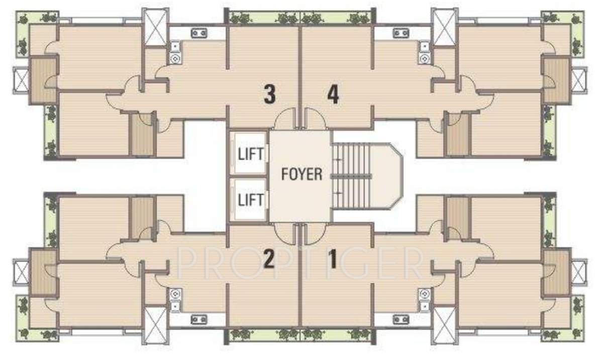 Images for Cluster Plan of Happy Home Nakshatra View