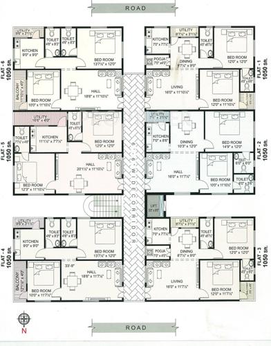 Images for Cluster Plan of Rajagopal Bhupathi Residency